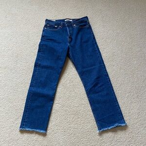 Levi's High Rise Blue Jeans